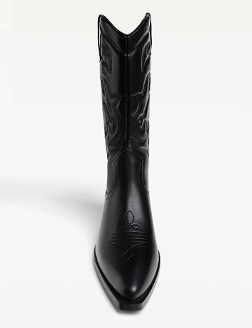 Cizme Stradivarius, negru