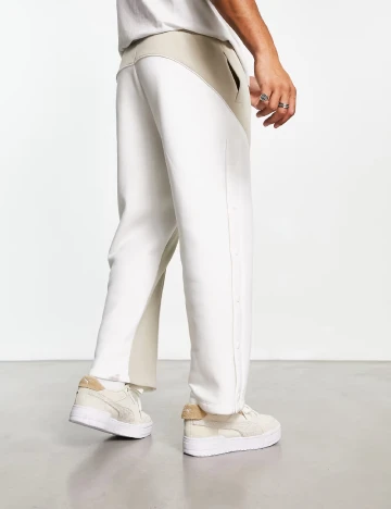 Pantaloni Asos Plus Size Men, alb/crem Crem