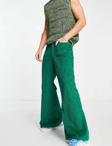 Pantaloni ASOS, verde Verde