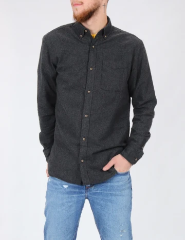Camasa Jack&Jones, gri inchis Gri