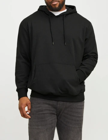 Hanorac Jack&Jones Plus Size Men, negru Negru