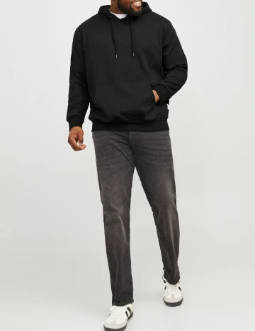 Hanorac Jack&Jones Plus Size Men, negru Negru