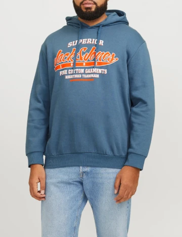Hanorac Jack&Jones Plus Size Men, albastru Albastru