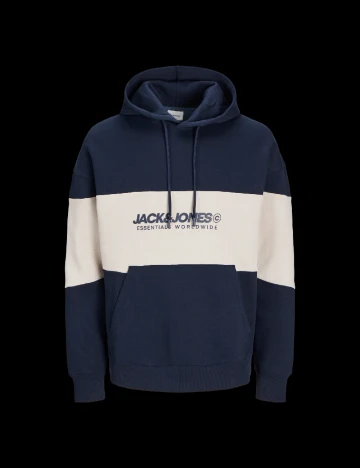 Hanorac Jack&Jones Plus Size Men, bleumarin inchis Albastru