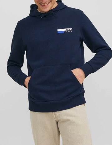 
						Hanorac Jack&Jones, bleumarin inchis