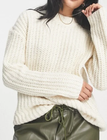 Pulover ASOS, crem Crem