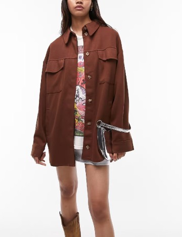 
						Jacheta Top Shop, maro