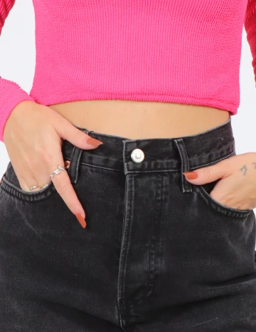 Blugi Top Shop, negru Negru