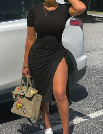 Rochie medie SHEIN, negru Negru