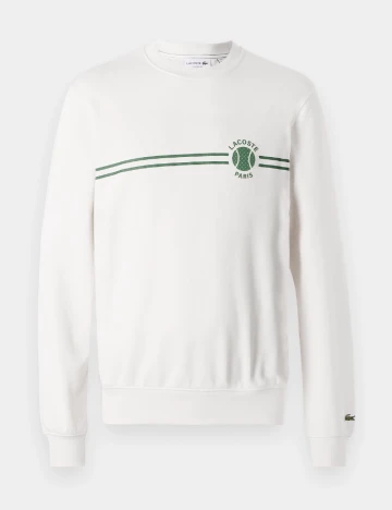 Bluza Lacoste, alb Alb