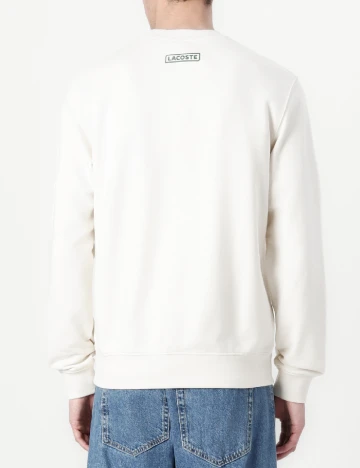 Bluza Lacoste, alb Alb