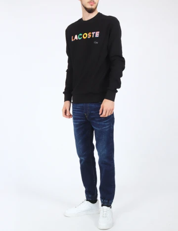 Bluza Lacoste, negru Negru