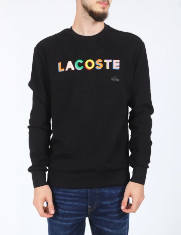 Bluza Lacoste, negru Negru