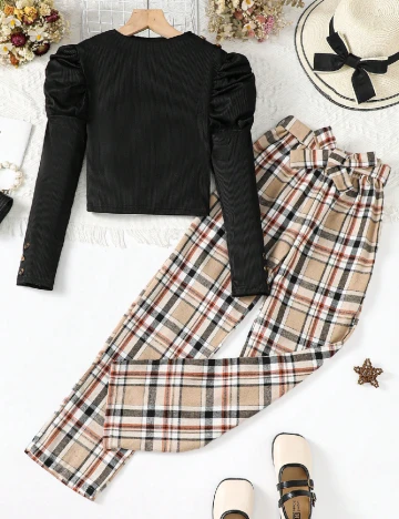 Compleu Shein Kids, mix culori Mix culori