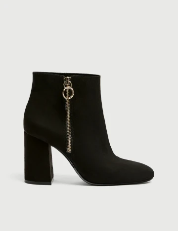 Botine Pull&Bear, negru Negru
