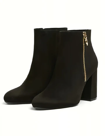 Botine Pull&Bear, negru Negru