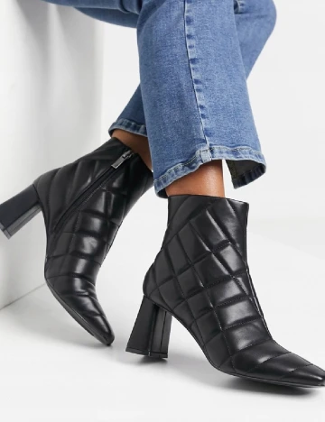 Botine Stradivarius, negru