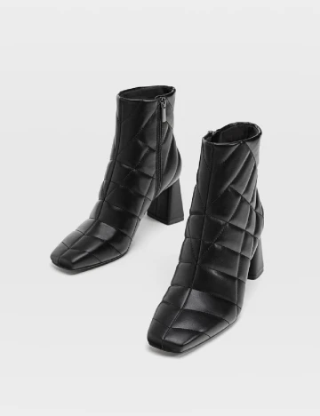 Botine Stradivarius, negru