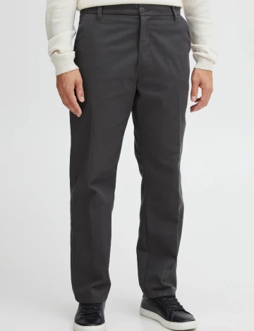 Pantaloni !Solid, gri Gri