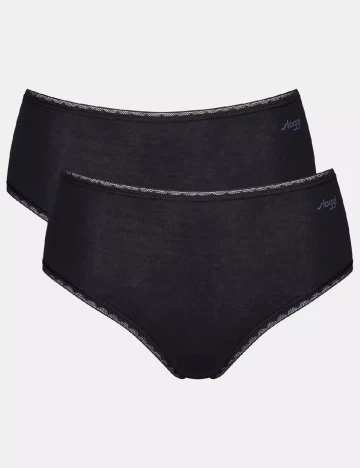 Set chiloti 2 perechi Sloggi by Triumph, negru Negru