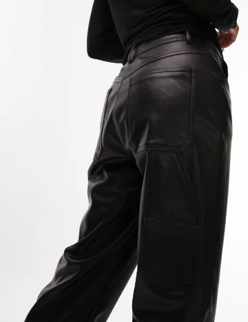 Pantaloni Top Shop, negru Negru