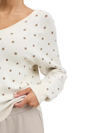 Bluza b.young, ecru Alb