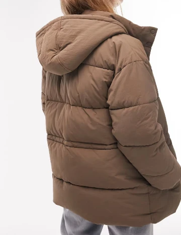 Geaca Top Shop, maro Maro