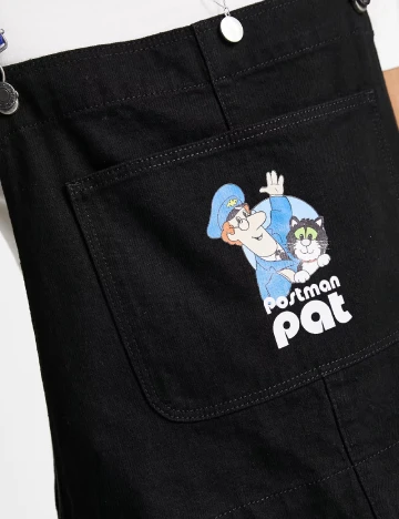 Salopeta ASOS, negru Negru