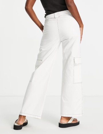 Pantaloni ASOS, ecru