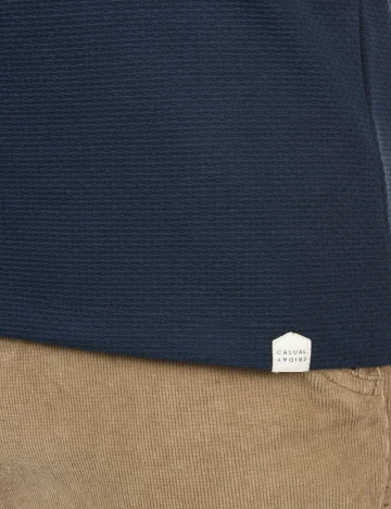 Tricou Casual Friday, bleumarin Albastru