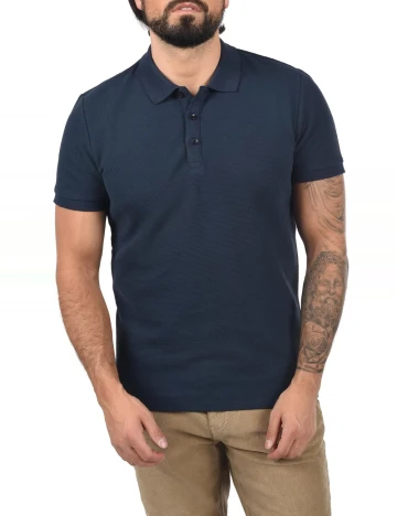 Tricou Casual Friday, bleumarin Albastru