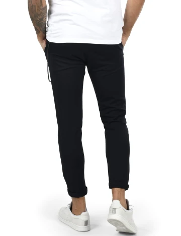 Pantaloni !Solid, negru Negru