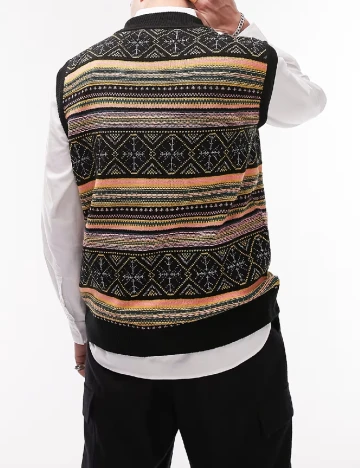 Vesta Topman, negru Negru