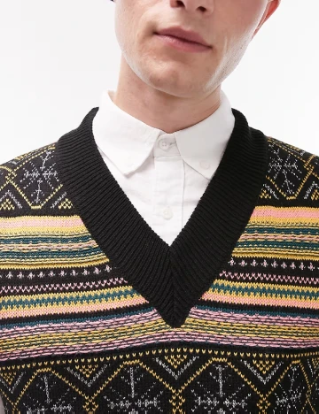 Vesta Topman, negru Negru