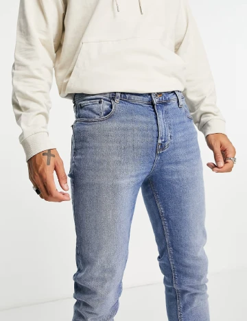 Blugi ASOS, albastru Albastru