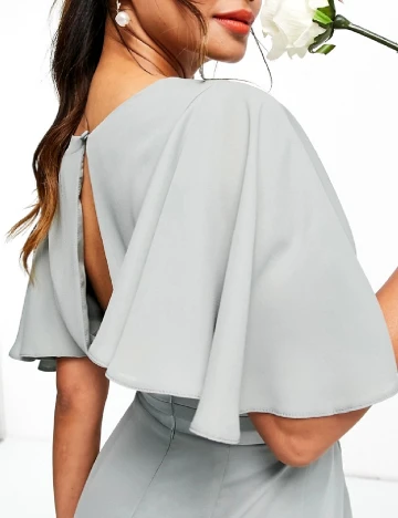 Rochie lunga ASOS, verde Verde