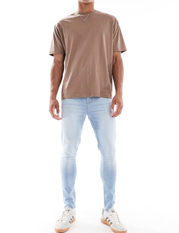 
						Blugi ASOS, bleu