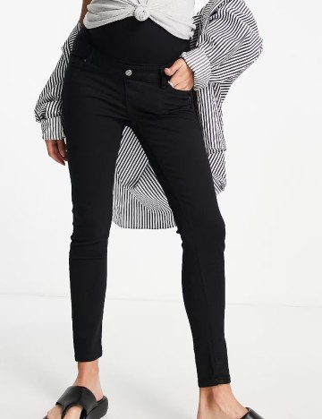 
						Blugi Top Shop Maternity, negru