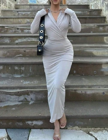 Rochie lunga SHEIN, gri