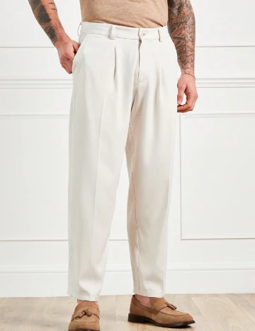 Pantaloni SHEIN, alb Alb