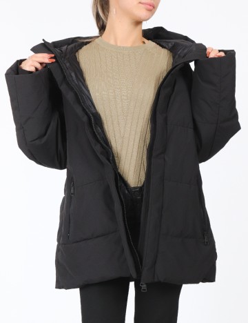 Geaca impermeabila Mango, negru