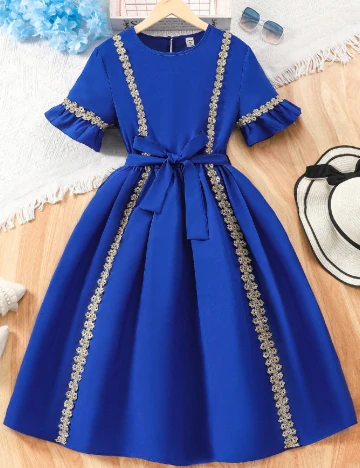 Rochie medie Shein Kids, albastru Albastru