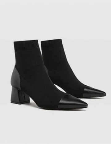 Botine Stradivarius, negru