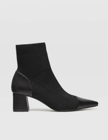 Botine Stradivarius, negru