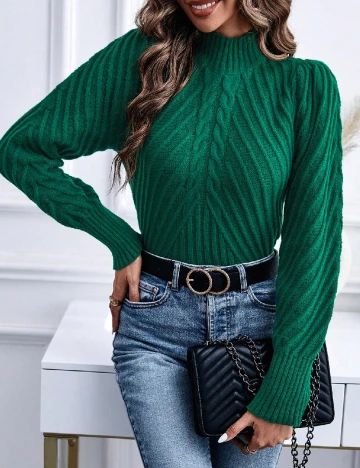 Pulover SHEIN, verde Verde