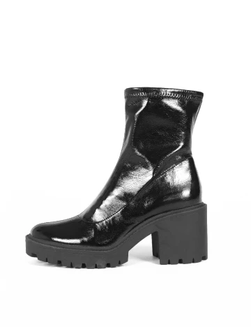 Botine Stradivarius, negru Negru