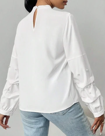Bluza SHEIN, alb Alb