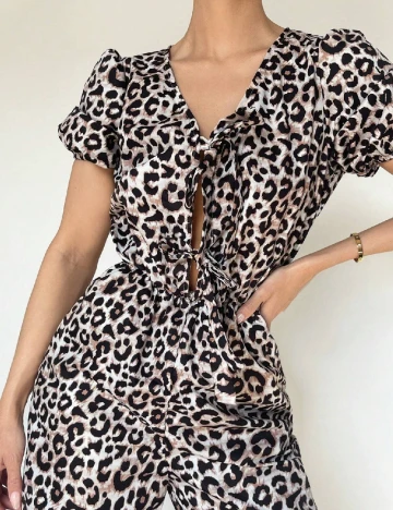 Salopeta SHEIN, animal print Animal print