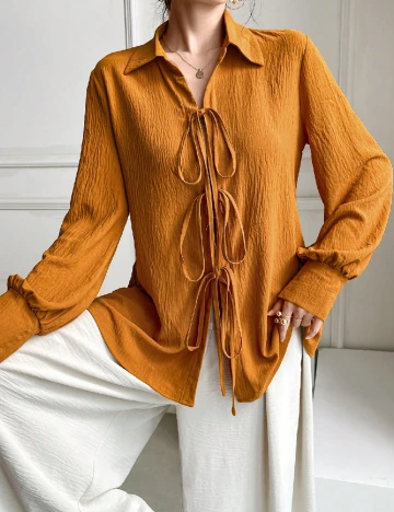 Camasa SHEIN, portocaliu Portocaliu