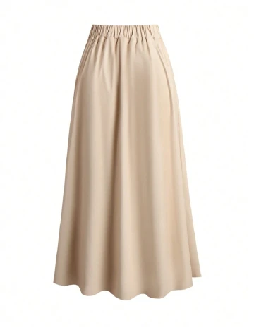 Fusta SHEIN CURVE, crem Crem